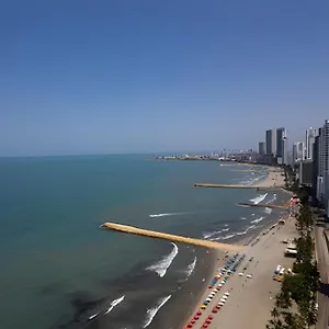 Laurdhomes Lujoso Apto Piso 28 Frente Al Mar, 2bth Cartagena